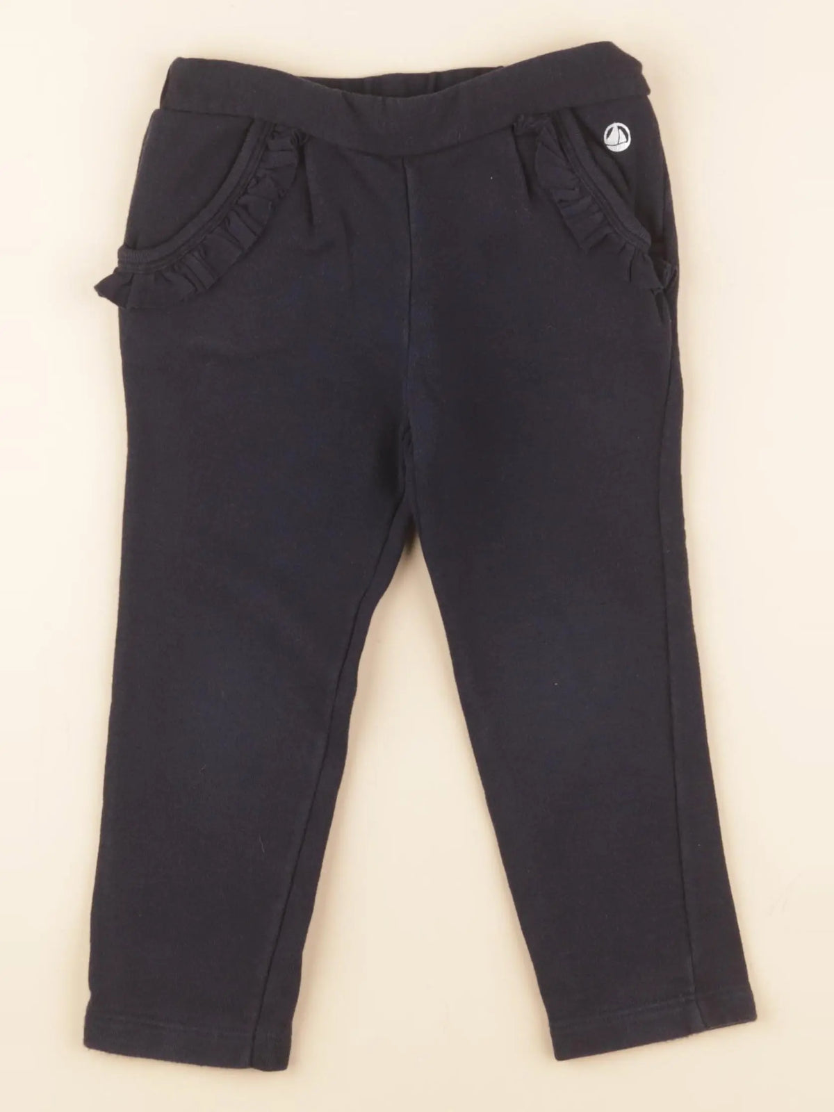 Petit Bateau - pantalon bleu - 3 ans