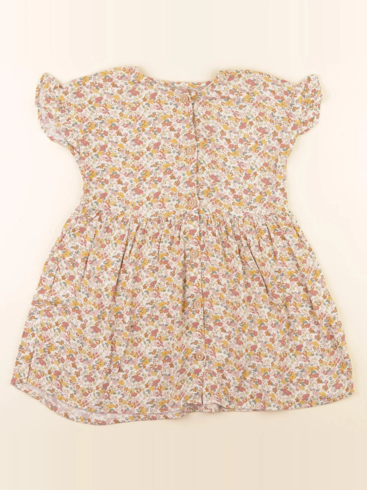Vertbaudet - robe multicolore - 4 ans