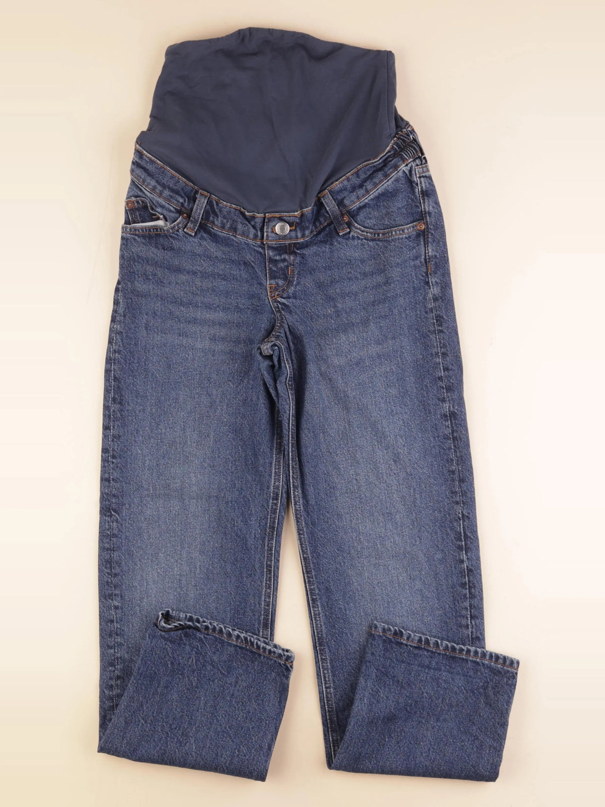 H&M - jean grossesse bleu - xs