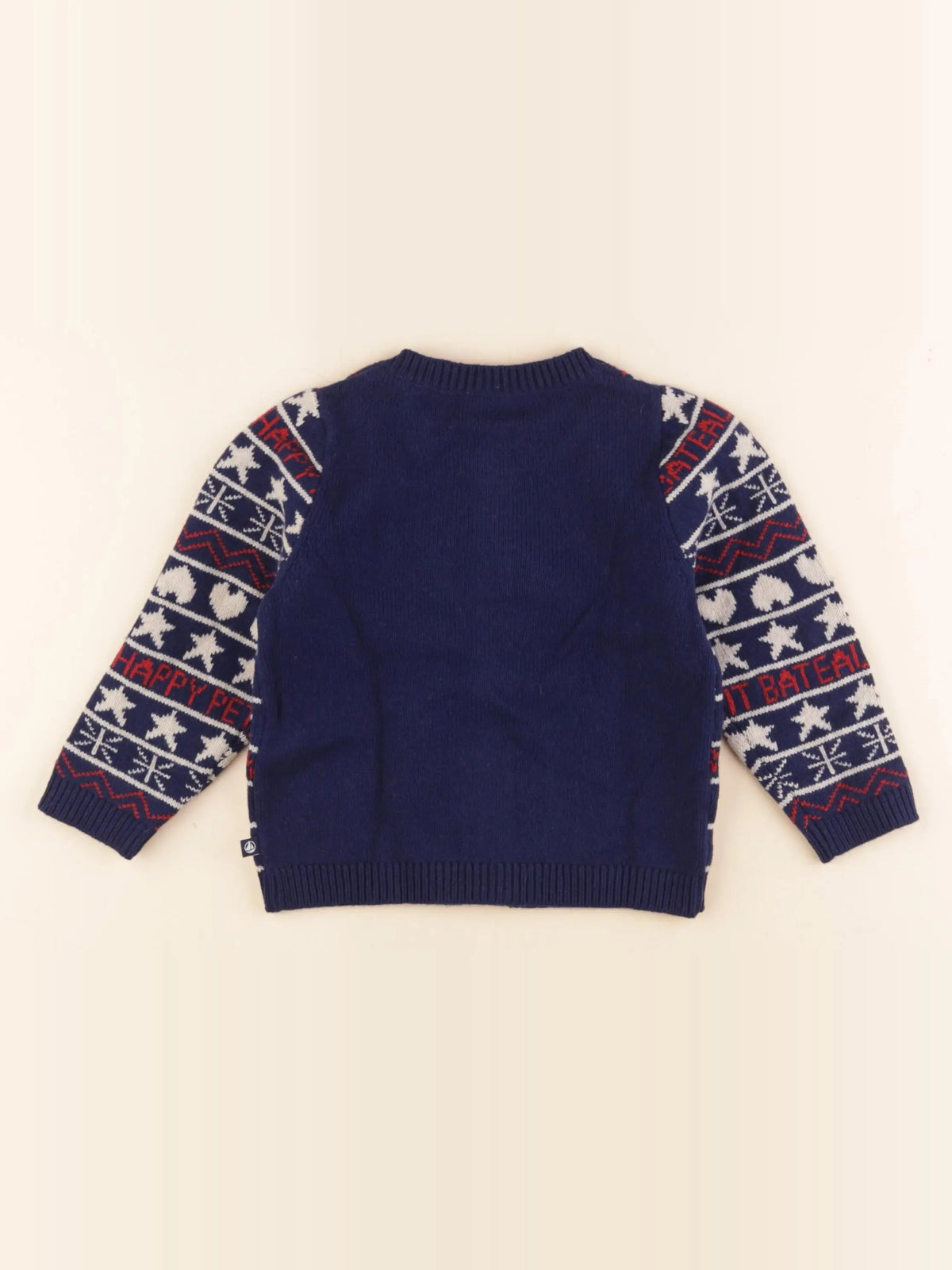 Petit Bateau - gilet bleu - 24 mois
