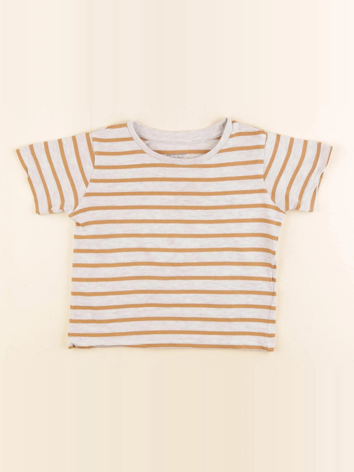 Vertbaudet - tee-shirt marron - 2 ans