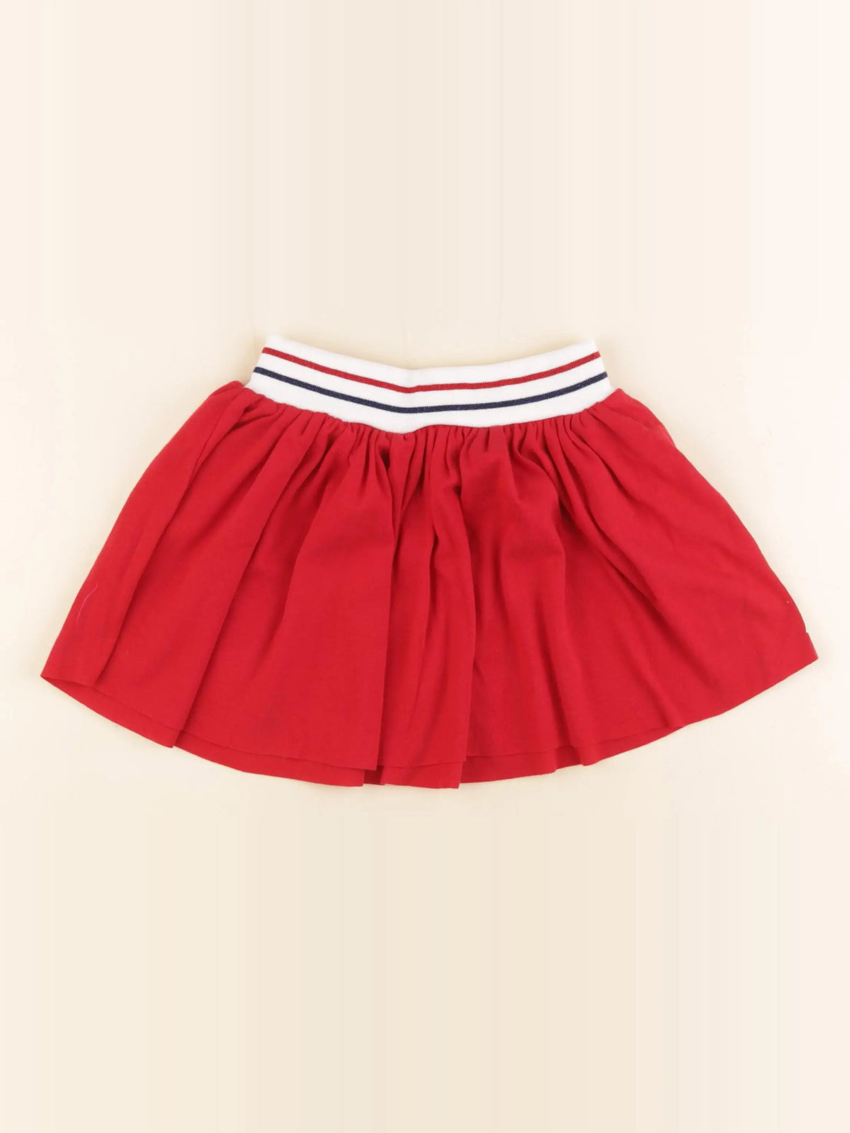 Petit Bateau - jupe rouge - 4 ans