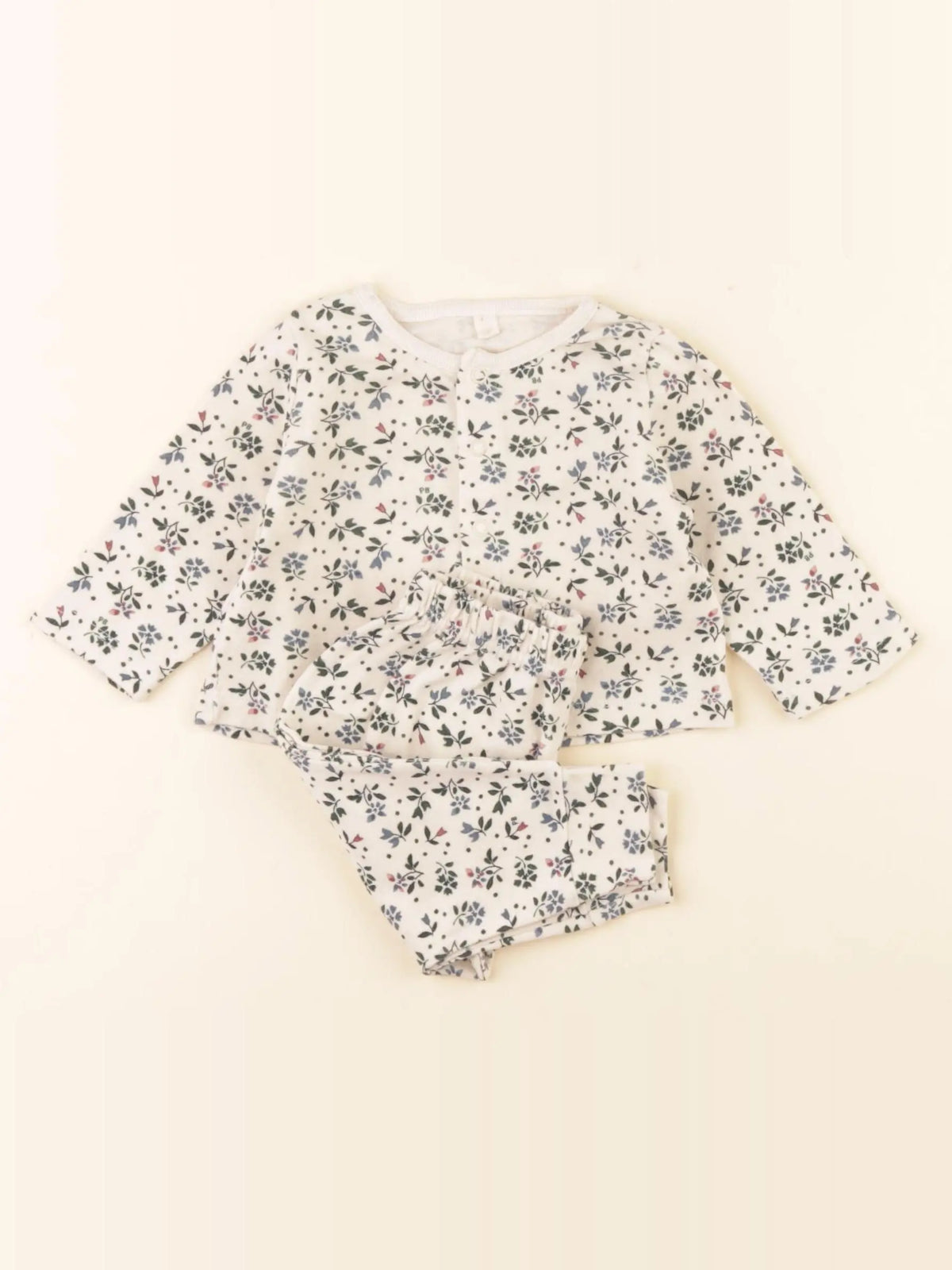 Petit Bateau - pyjama coton multicolore - 3 mois