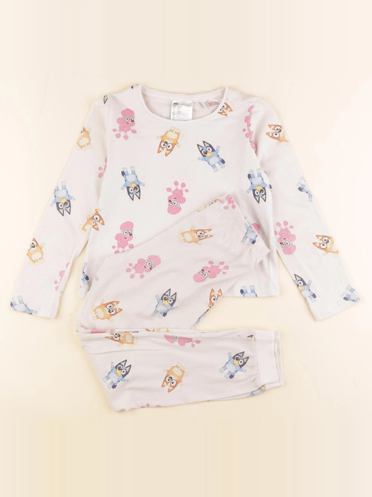 H&M - pyjama coton multicolore - 4/6 ans