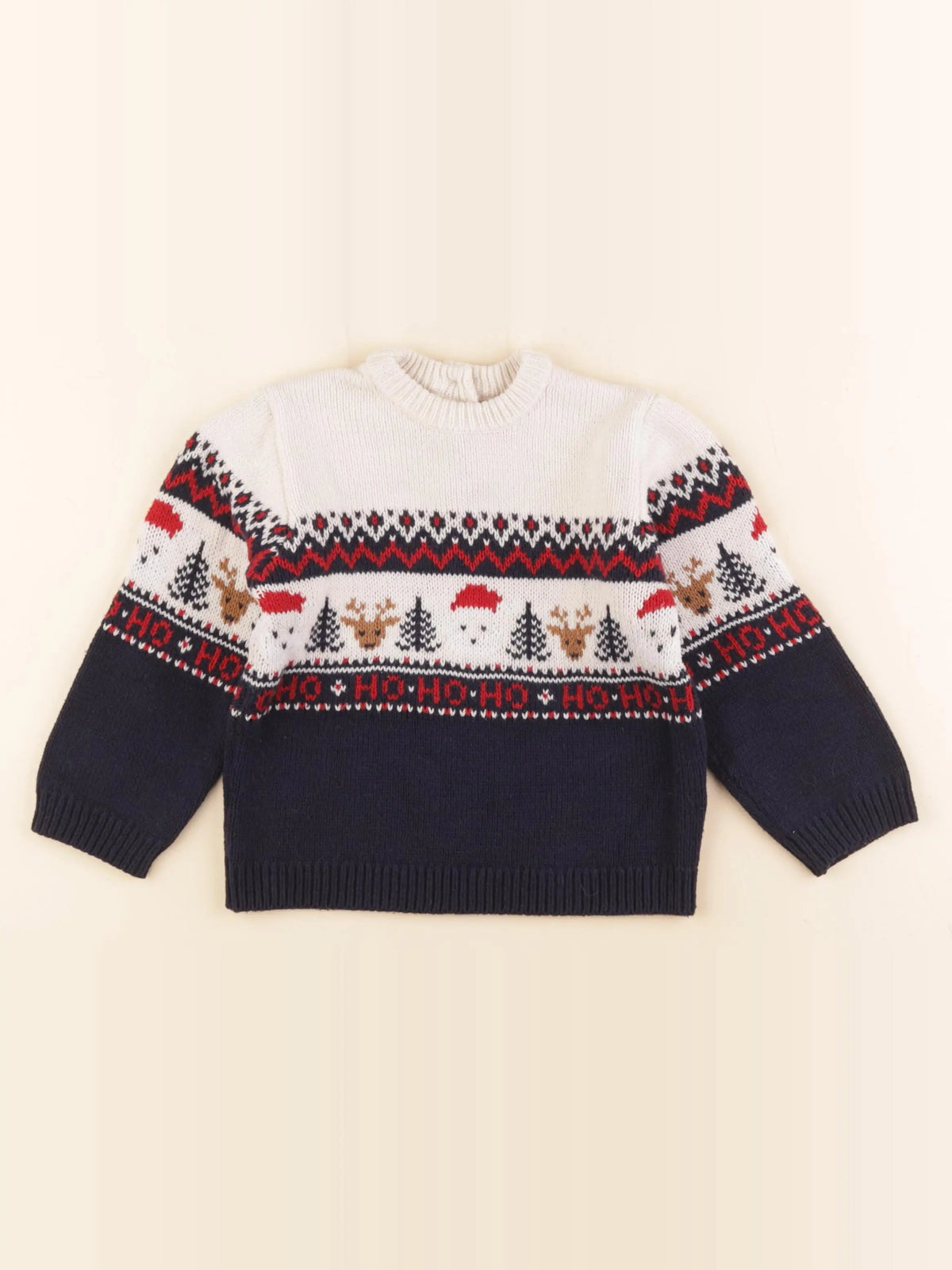 Vertbaudet - pull bleu - 24 mois