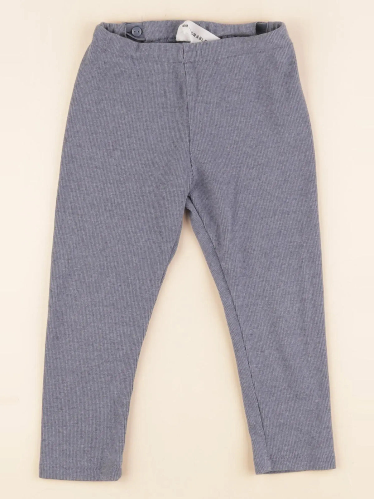 H&M - legging bleu - 2/3 ans