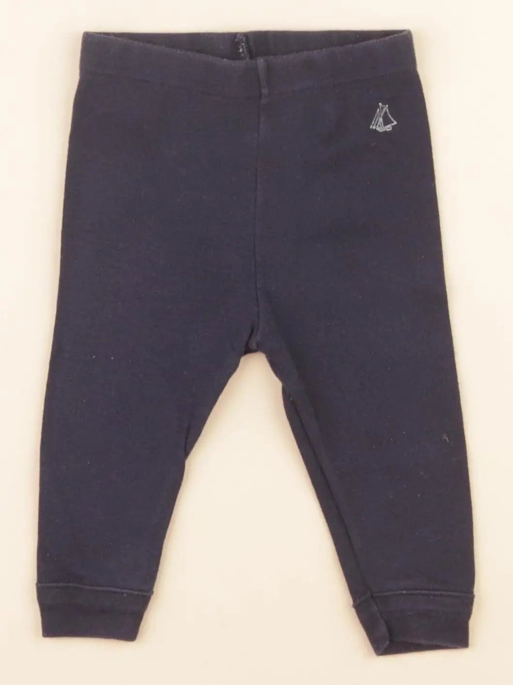 Petit Bateau - legging bleu - 6 mois