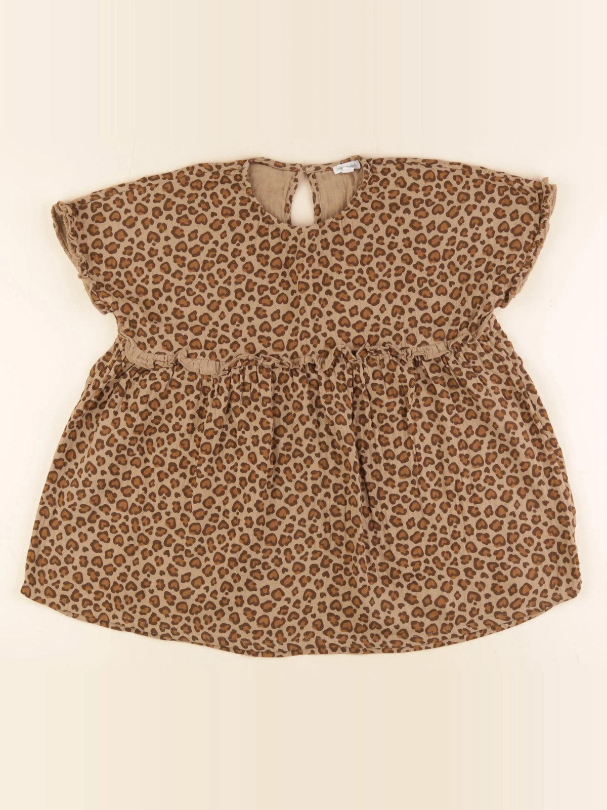 Vertbaudet - blouse marron - 12 ans
