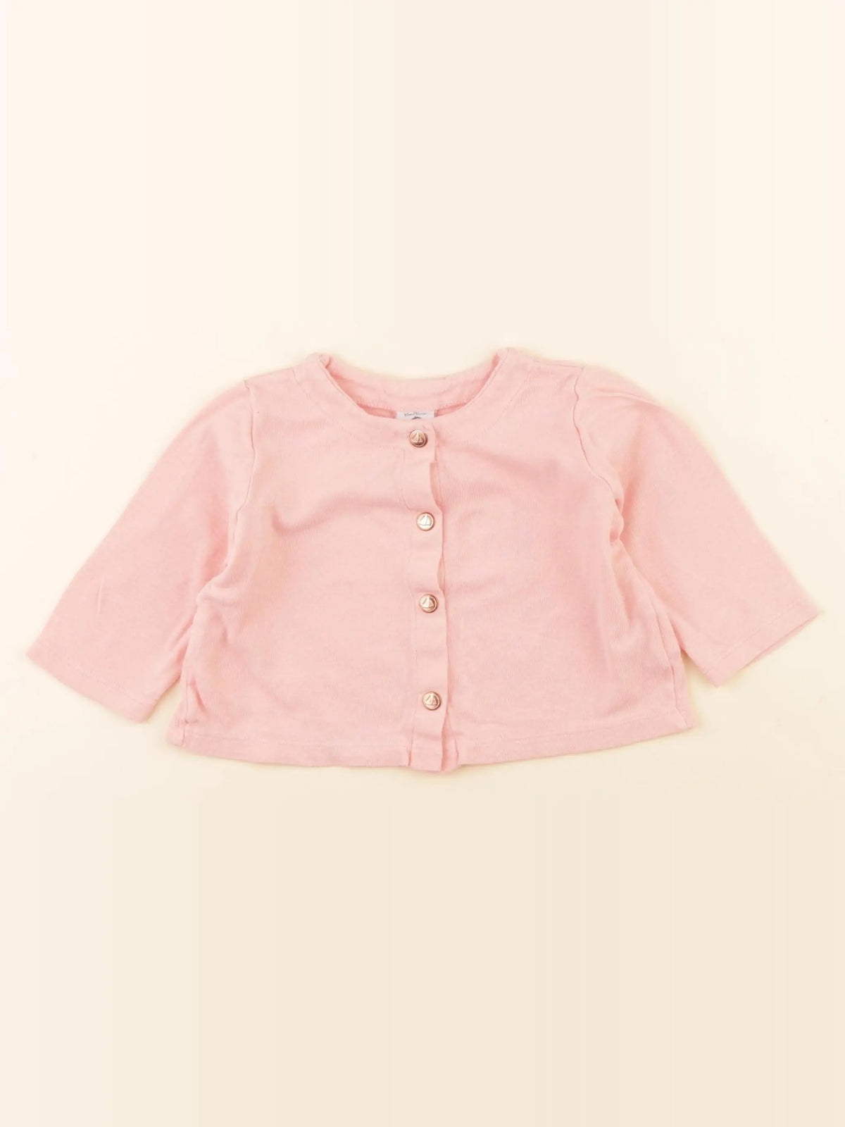 Petit Bateau - tee-shirt rose - 12 mois