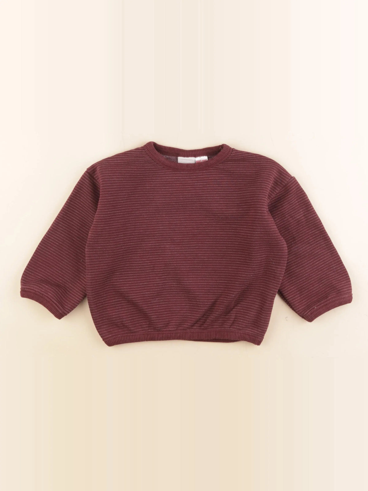 Zara - sweat rouge - 18 mois