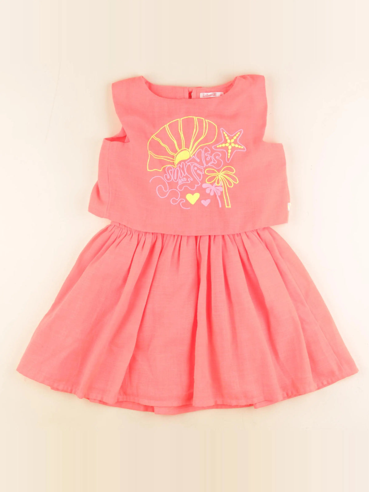 Billie Blush - robe orange - 6 ans