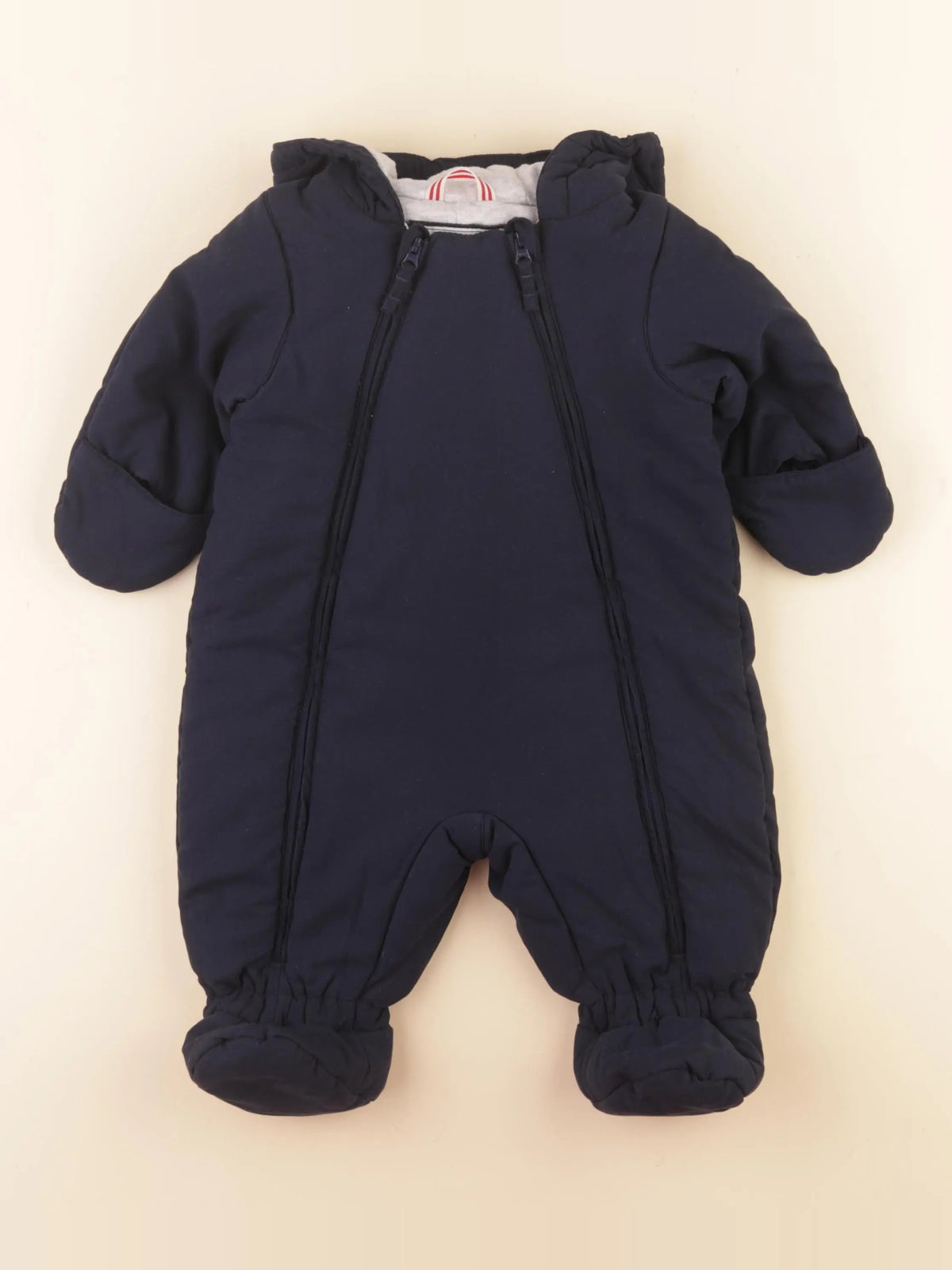 Petit Bateau - combi-pilote bleu - 6 mois