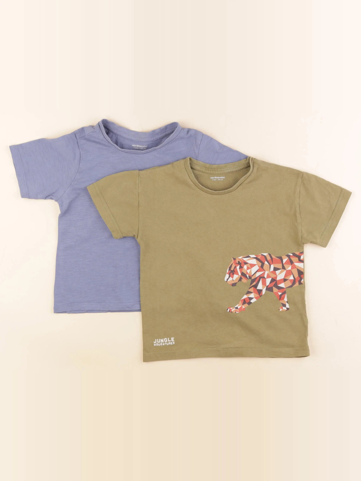 Vertbaudet - tee-shirt multicolore - 4 ans