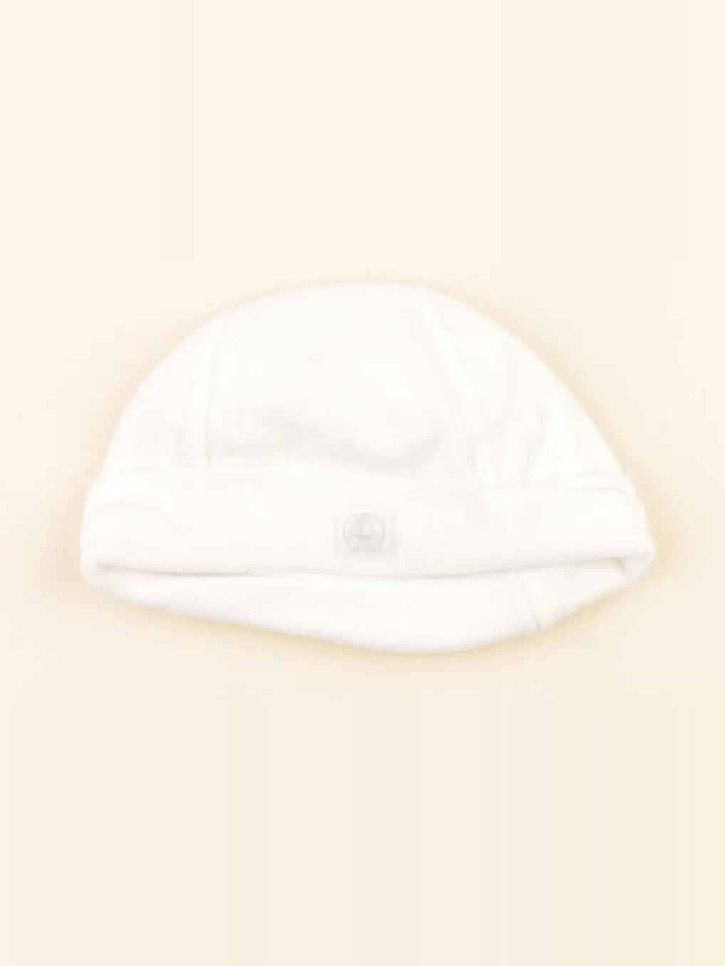 Petit Bateau - bonnet de naissance blanc - 3 mois