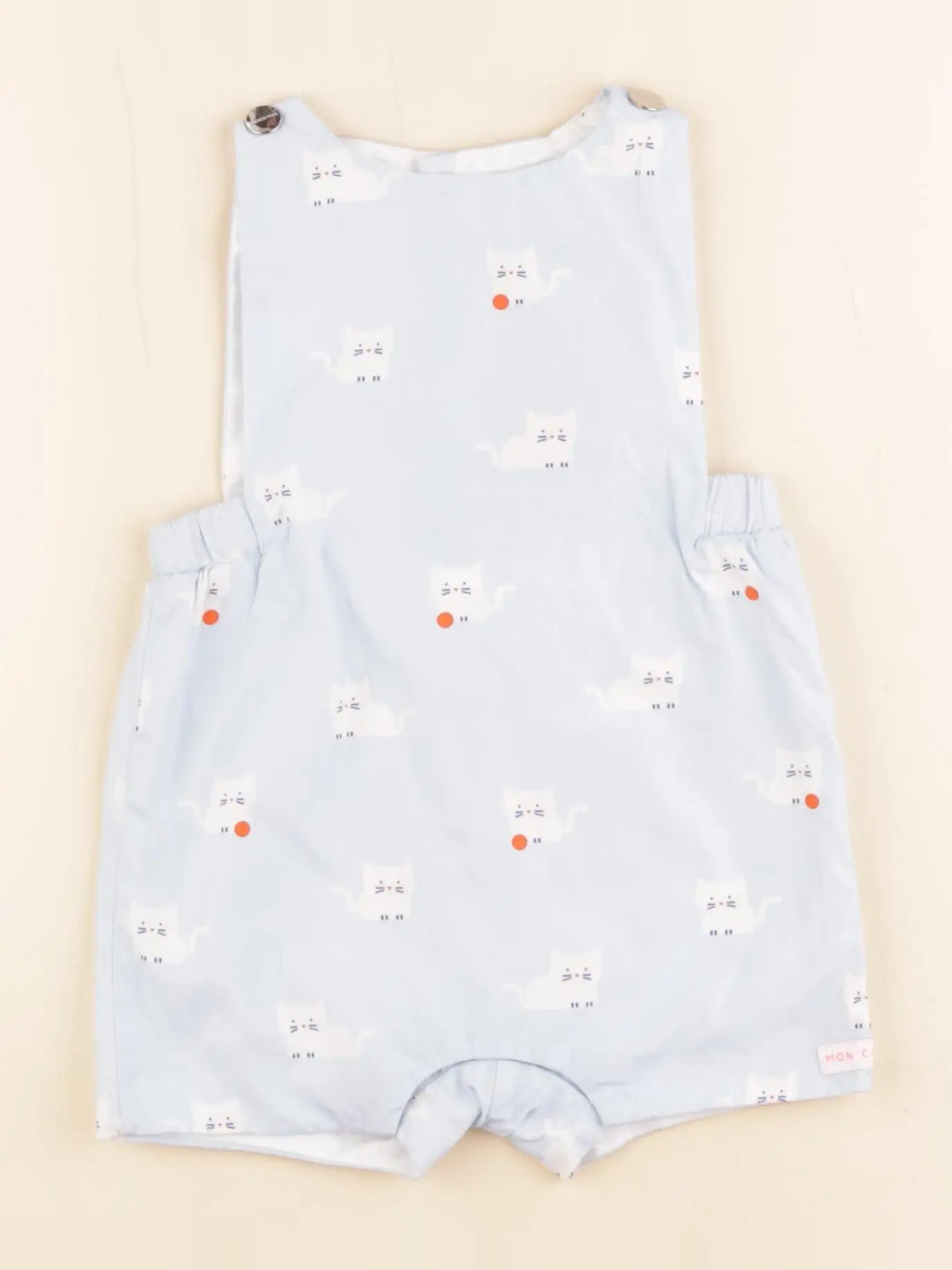 Jacadi - combinaison doublé bleu - 12 mois