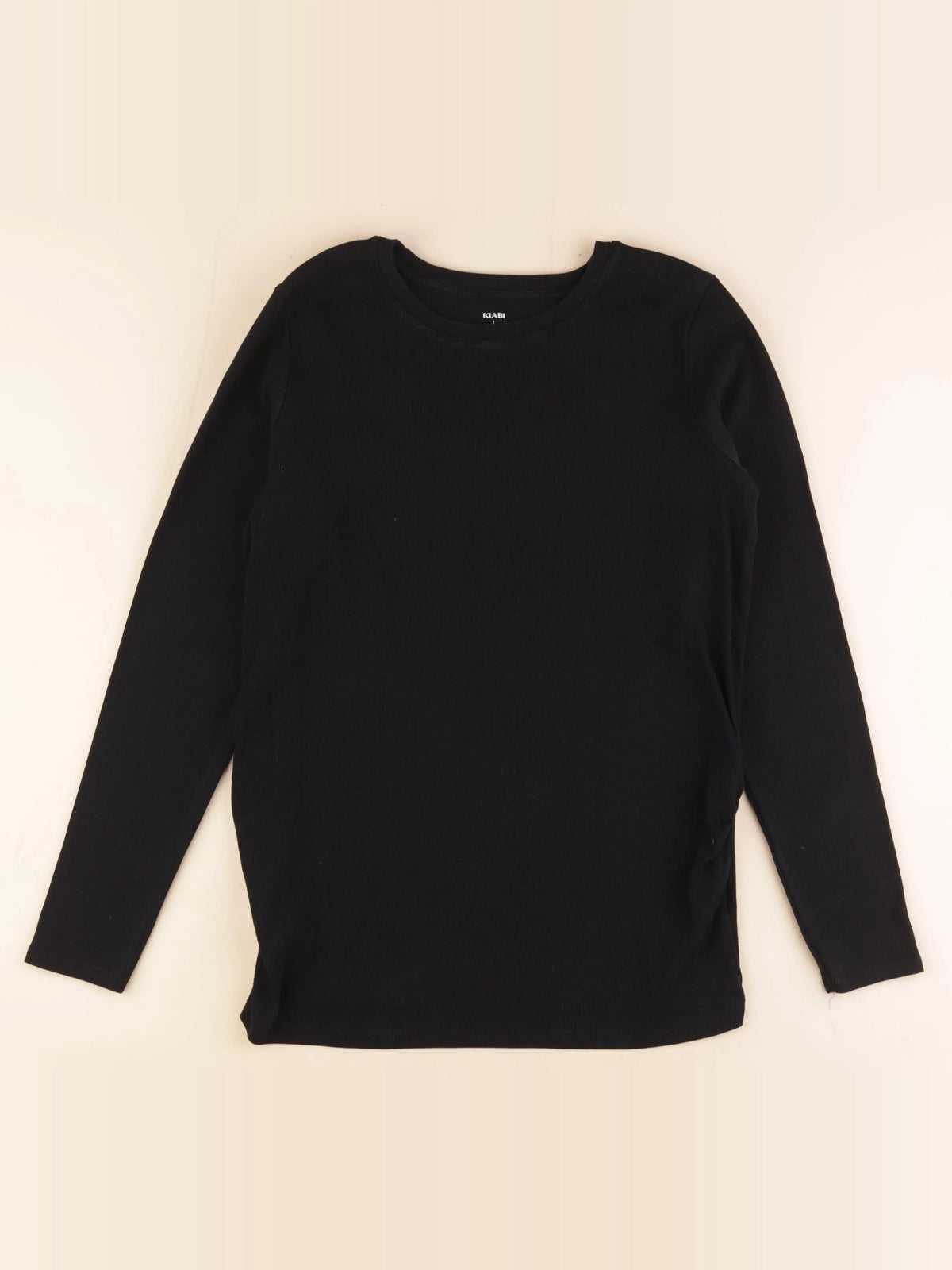 Kiabi - tee-shirt grossesse noir - l