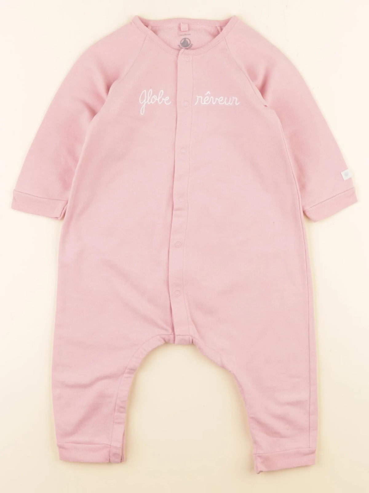 Petit Bateau - pyjama coton rose - 18 mois