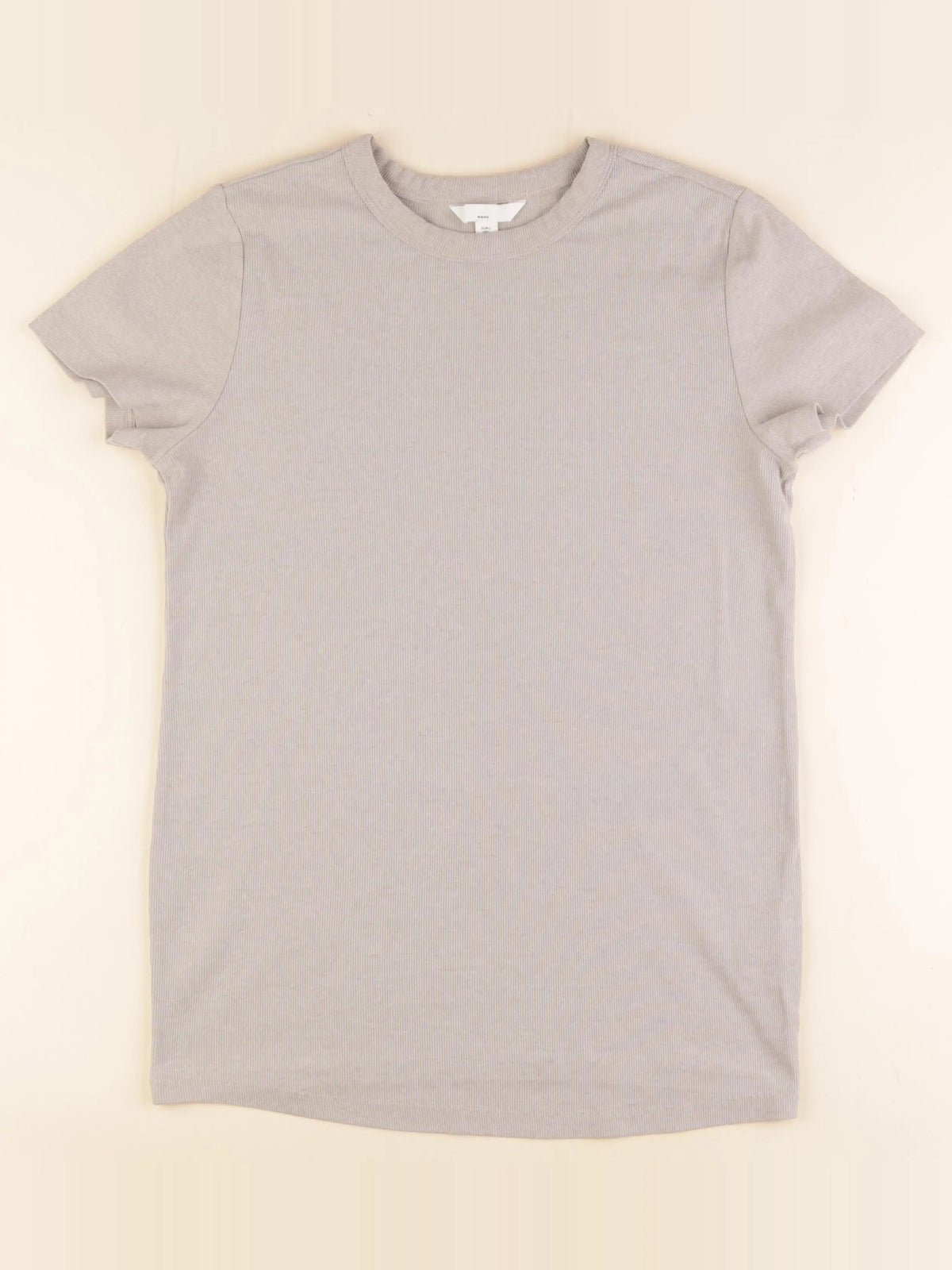 H&M - tee-shirt grossesse beige - l