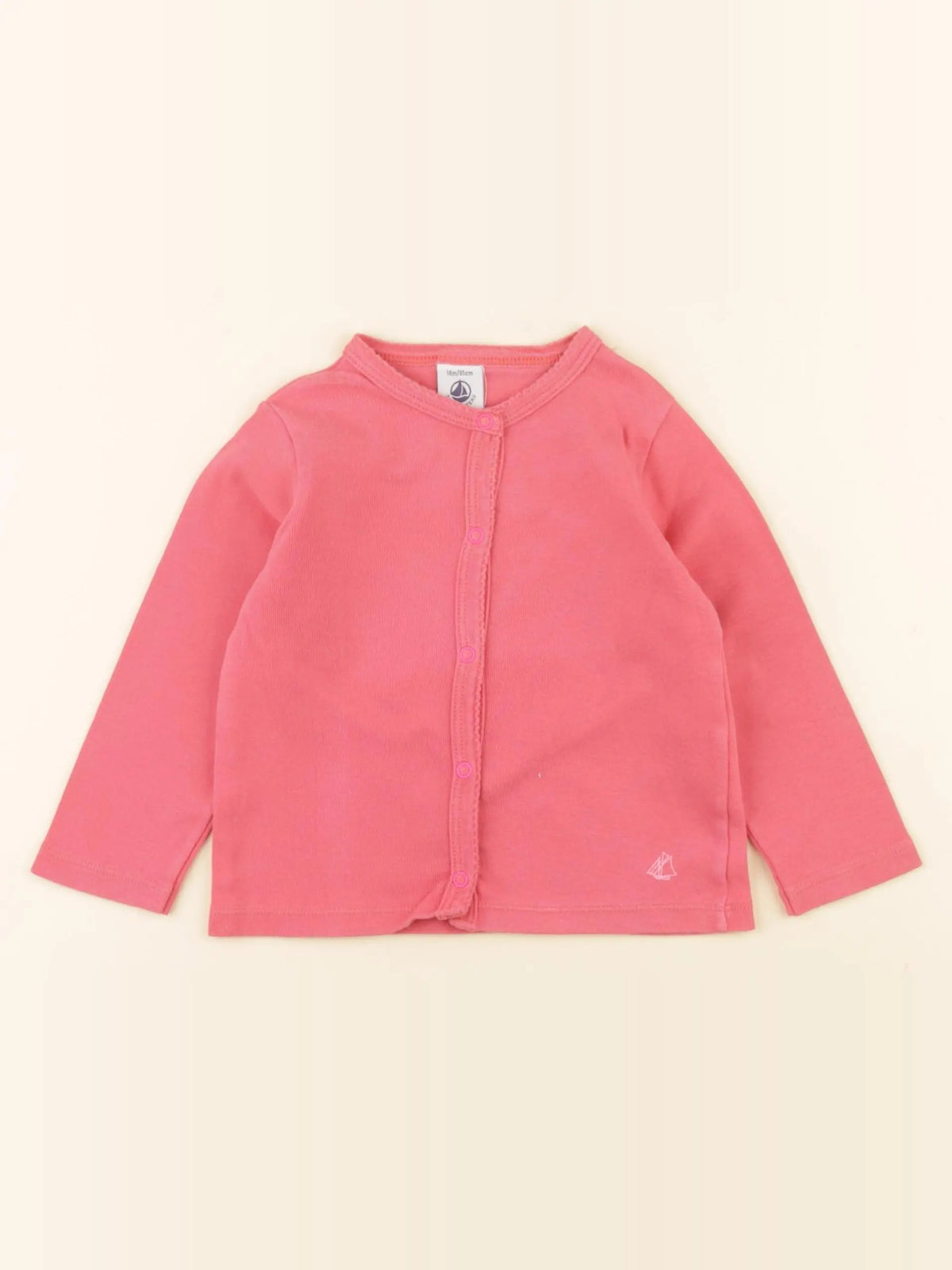 Petit Bateau - tee-shirt rose - 18 mois