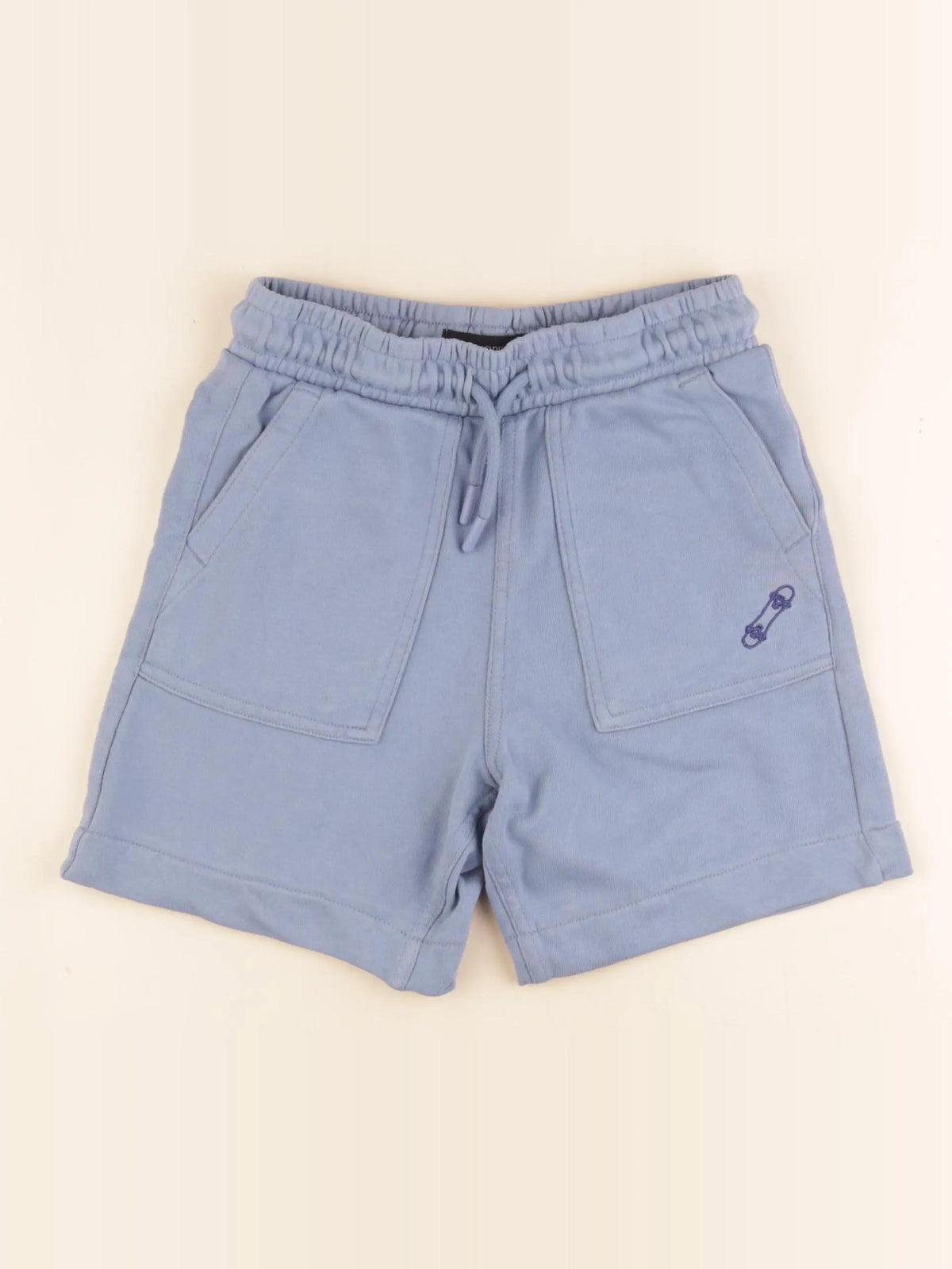 Monoprix - short bleu - 6 ans