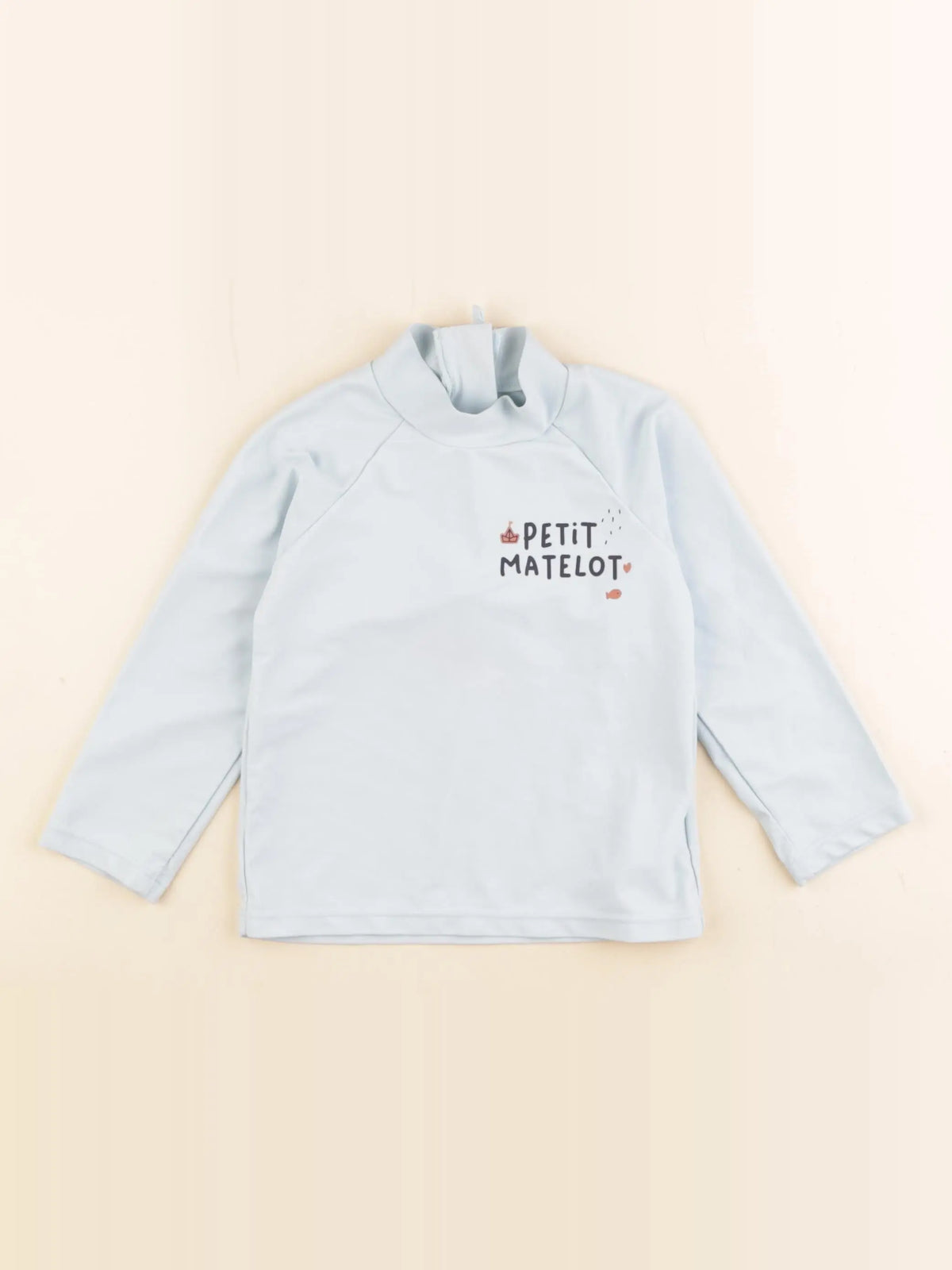 Vertbaudet - tee-shirt de bain bleu - 2 ans