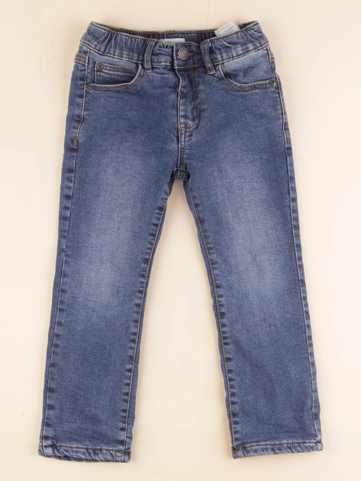 Vertbaudet - jean doublé bleu - 4 ans