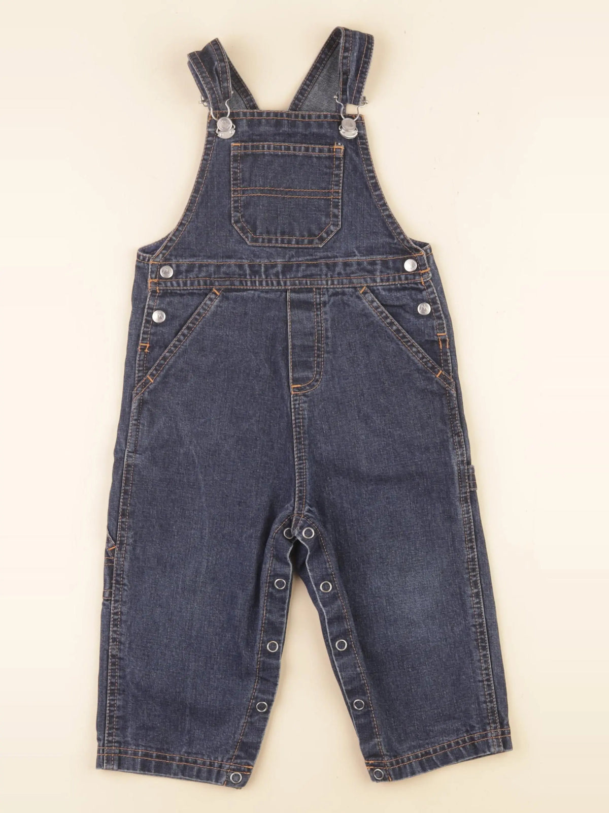 Petit Bateau - salopette bleu - 18 mois