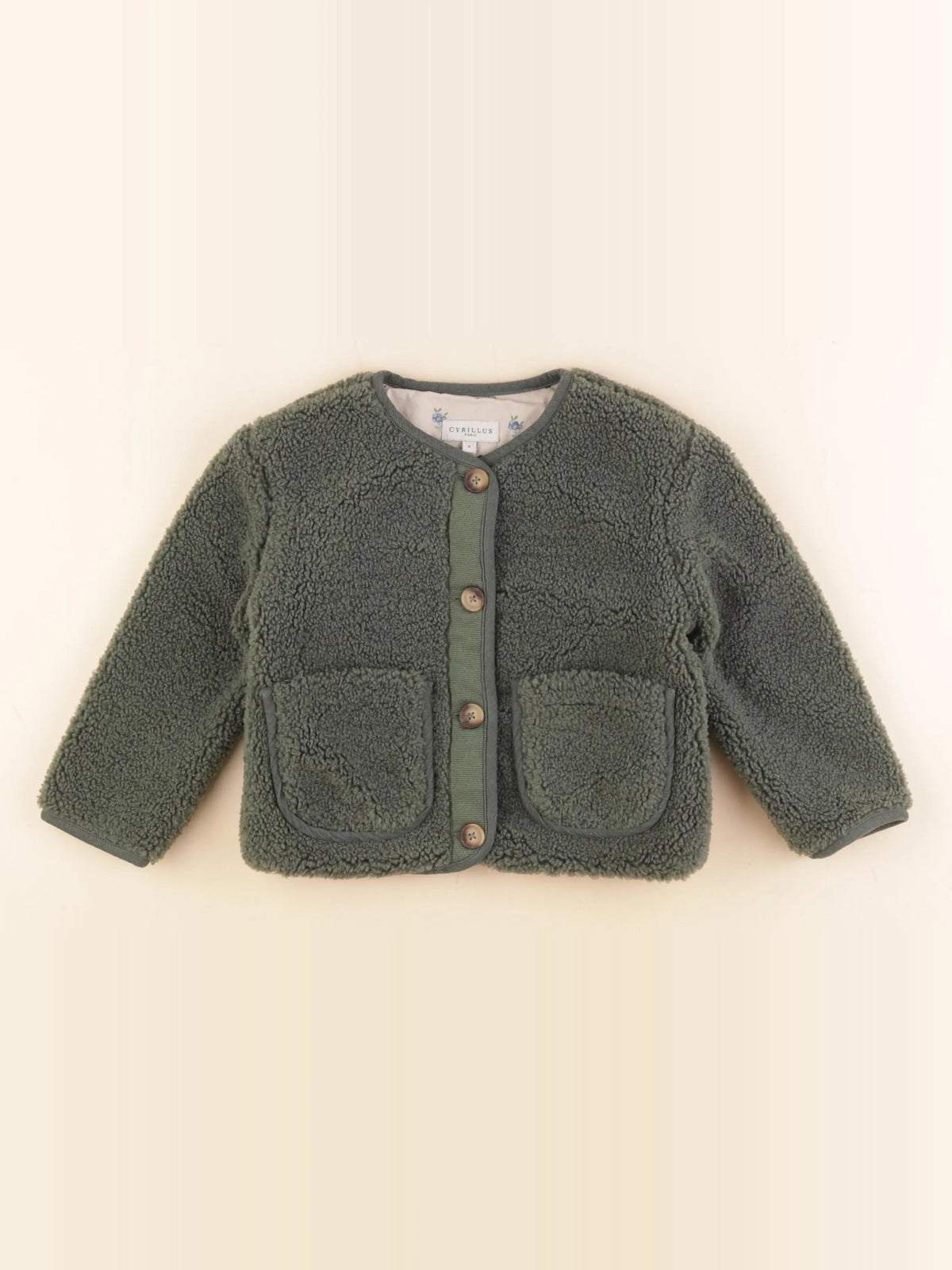 Cyrillus - veste vert - 4 ans