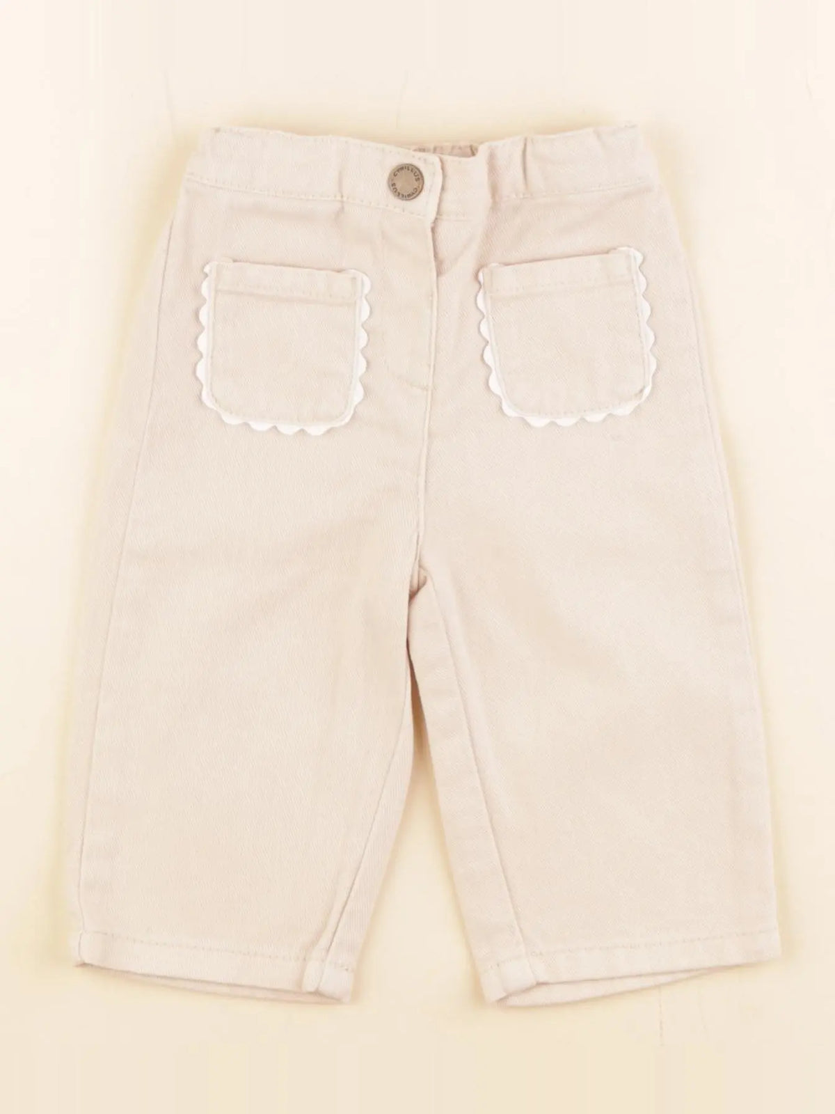Cyrillus - pantalon beige - 6 mois