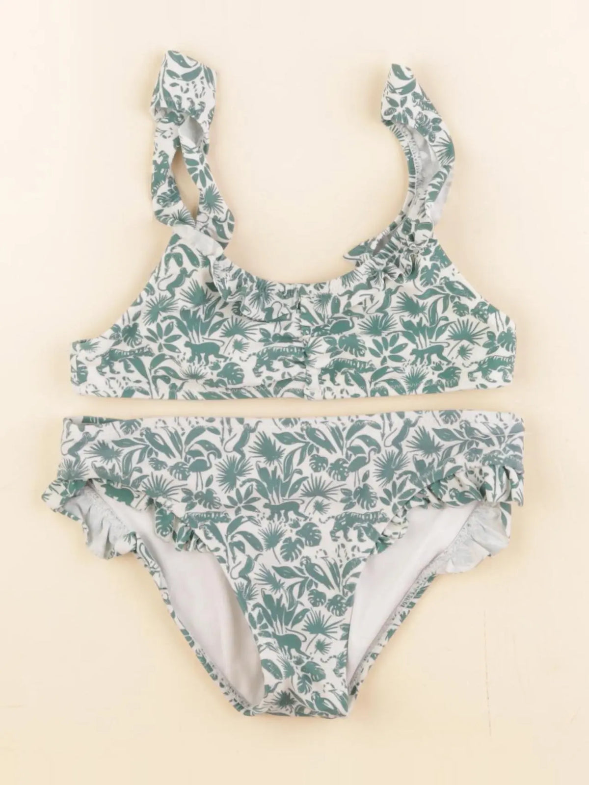 Cyrillus - maillot de bain vert - 6 ans