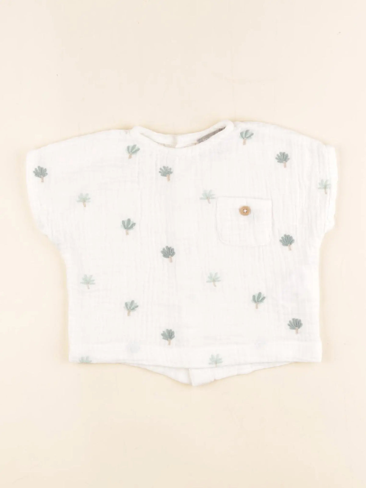 Boutchou - blouse blanc - 6 mois