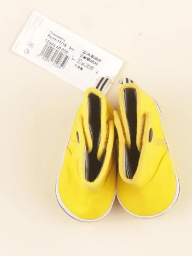 Petit Bateau - chaussons jaune - pointure 17/18