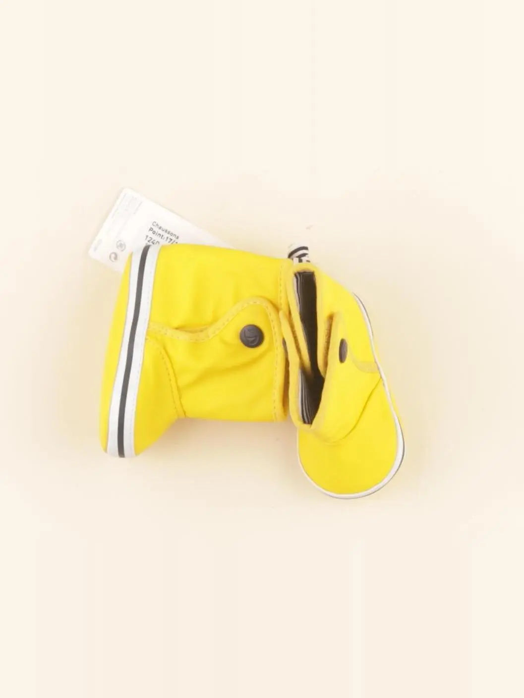 Petit Bateau - chaussons jaune - pointure 17/18