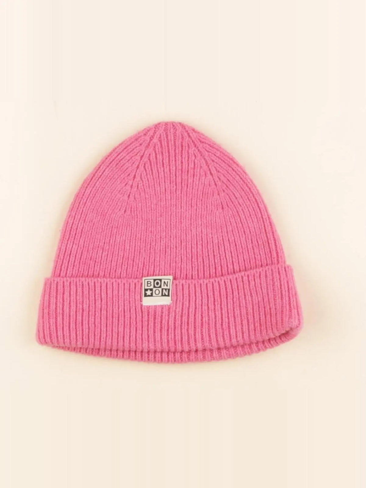 Bonton - bonnet rose - 10 ans
