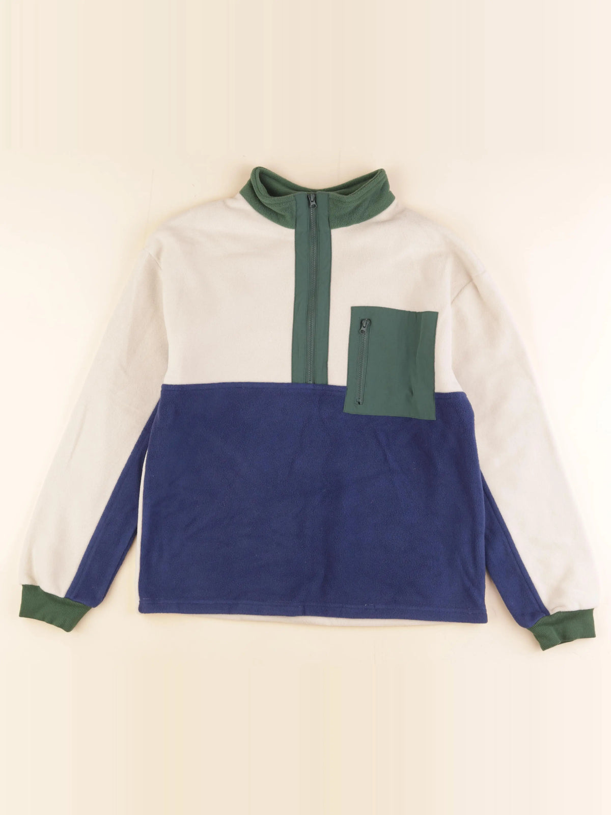 Monoprix - polaire beige - 14 ans