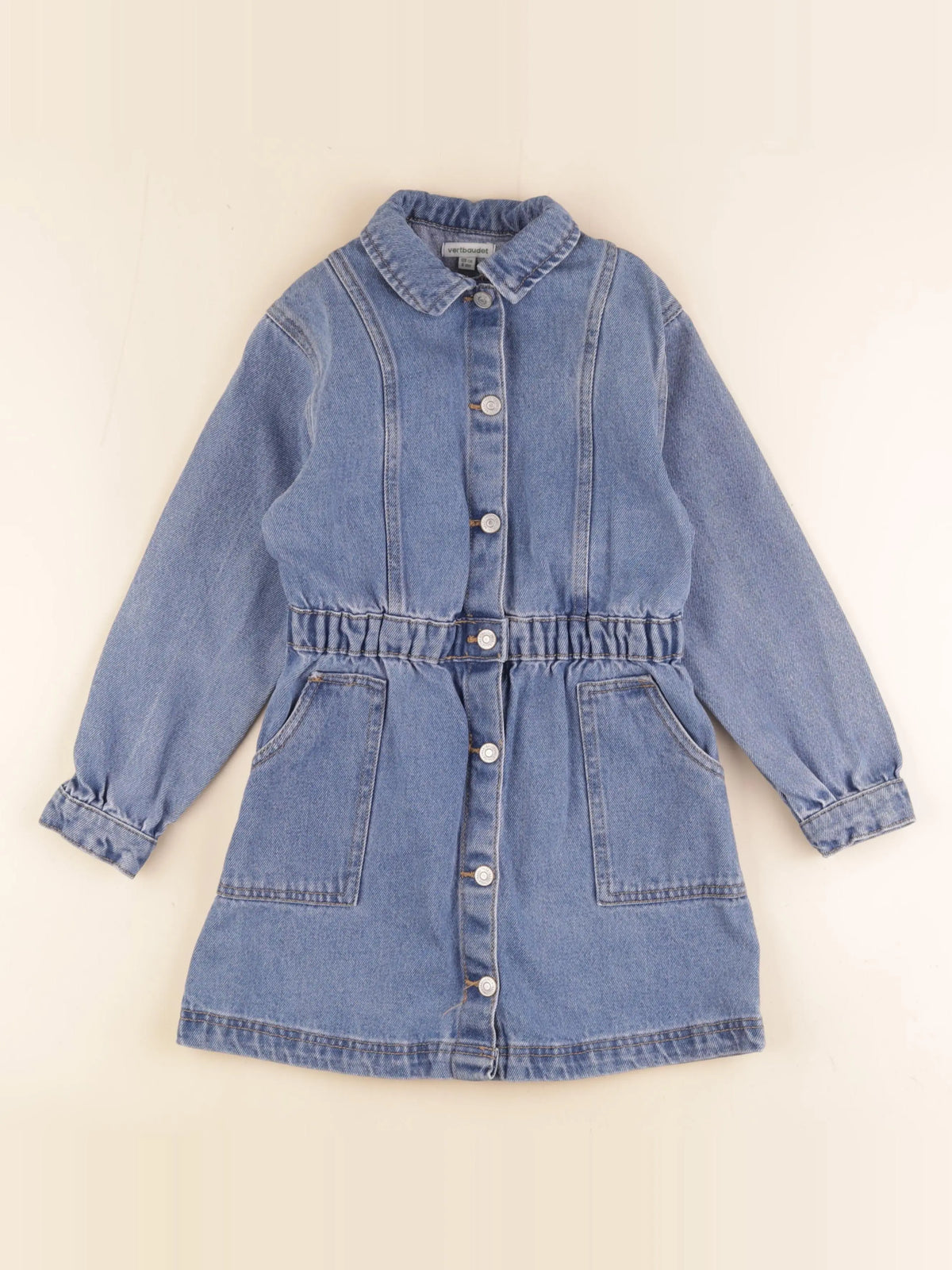 Vertbaudet - robe bleu - 8 ans