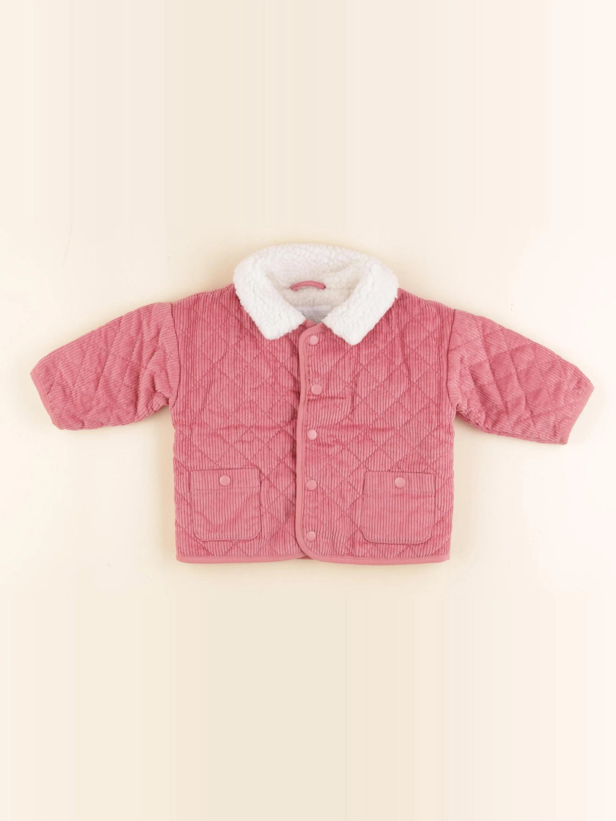 Vertbaudet - veste rose - 6 mois