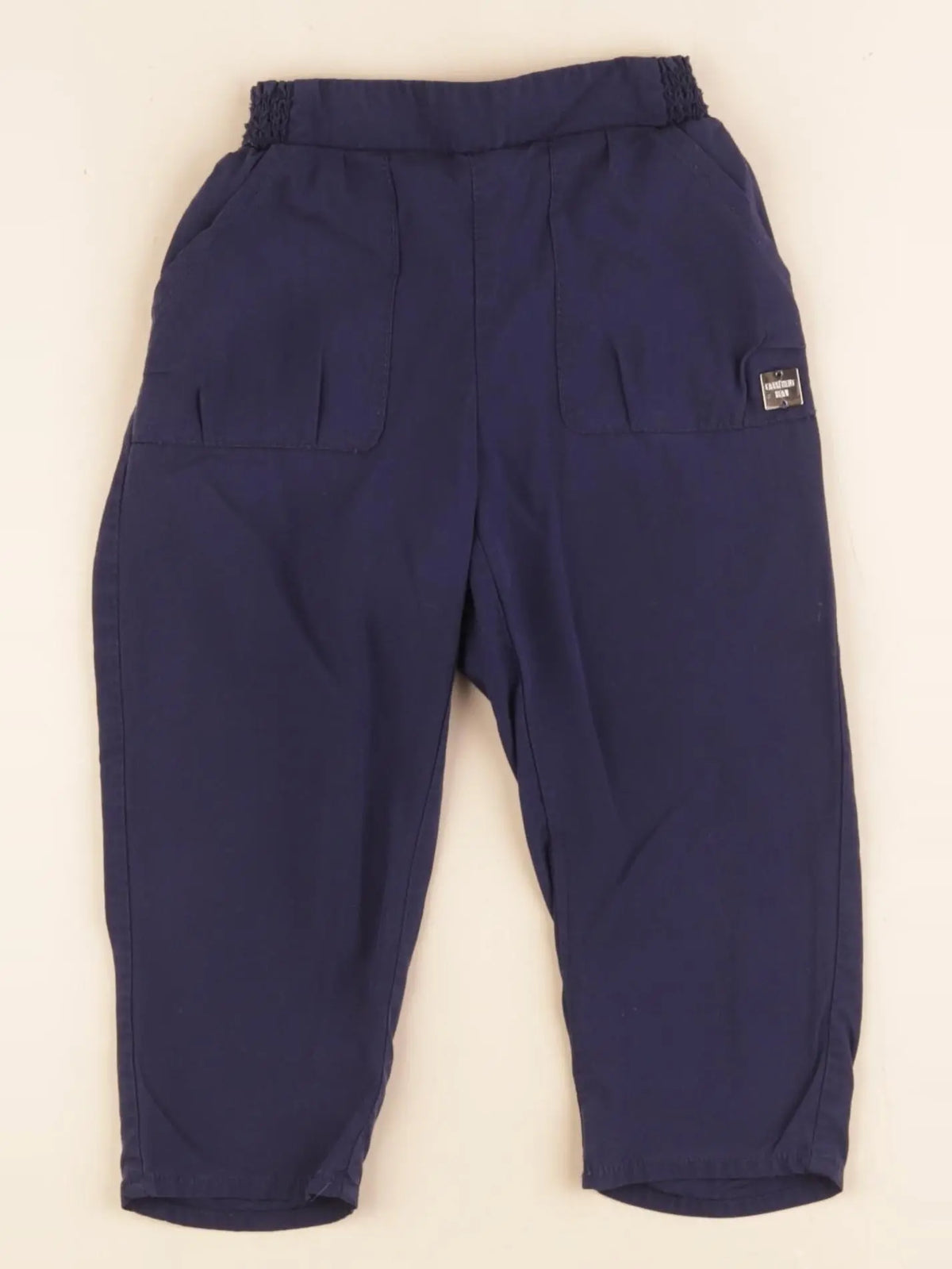 Carrément Beau - pantalon bleu - 2 ans