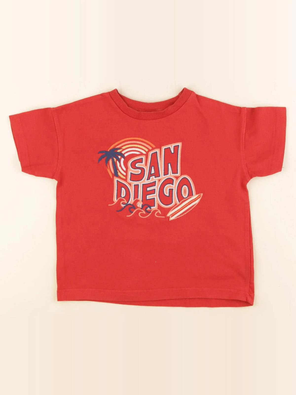 Tape à l'oeil - tee-shirt rouge - 4 ans