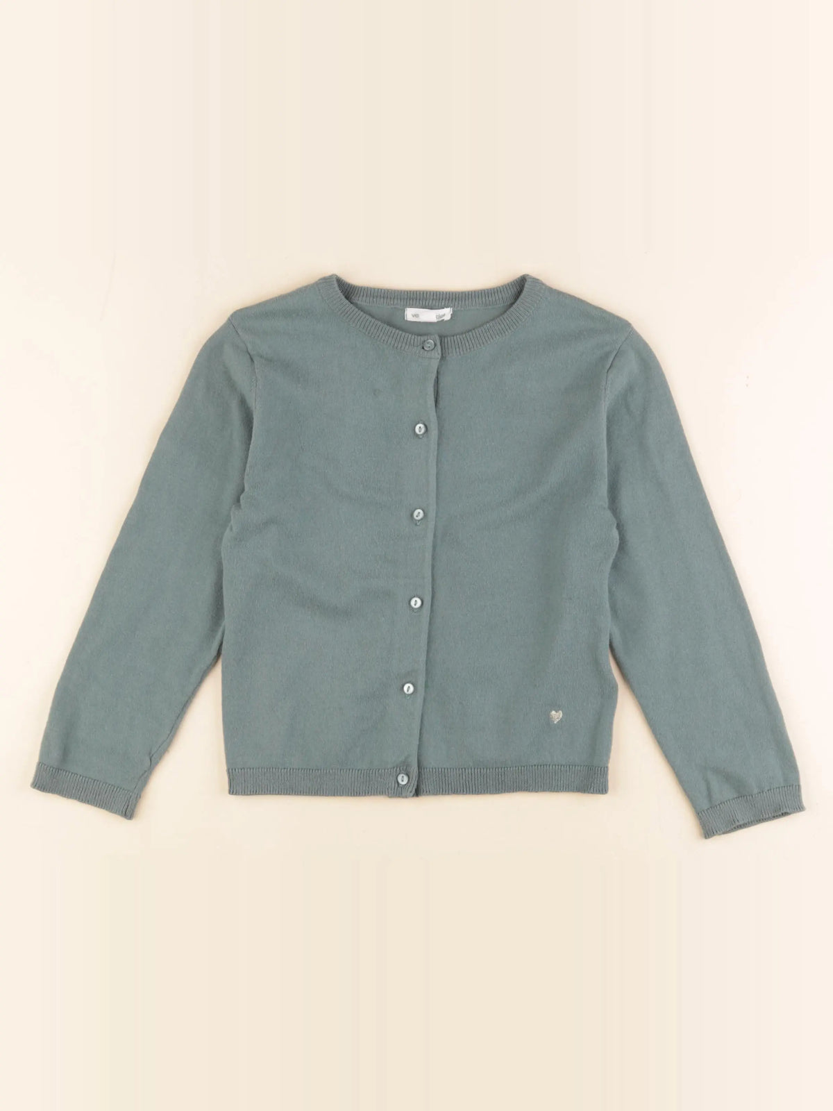 Vertbaudet - gilet vert - 6 ans
