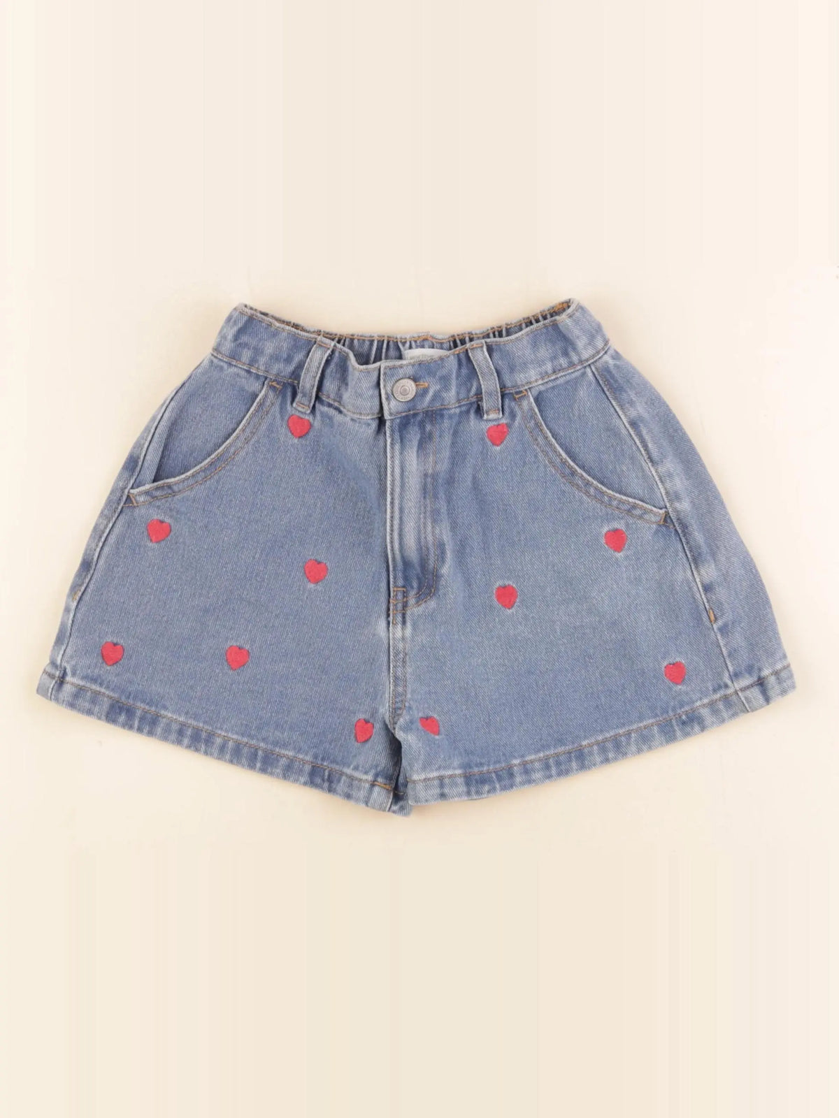 Vertbaudet - short bleu - 7 ans