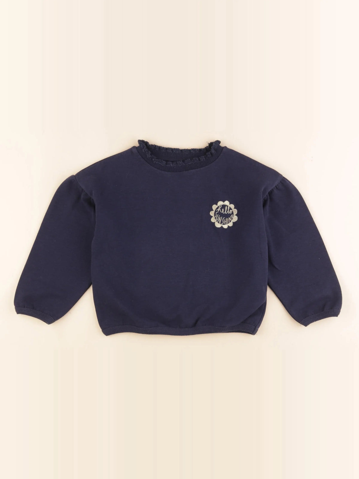 Tape à l'oeil - sweat bleu - 3 ans