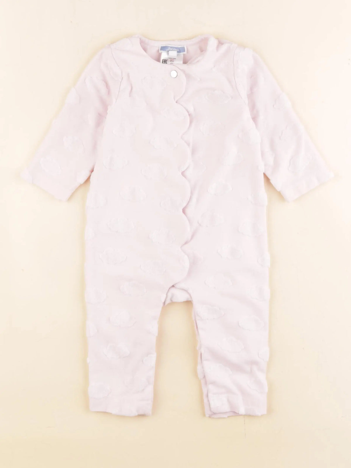 Jacadi - pyjama coton rose - 6 mois