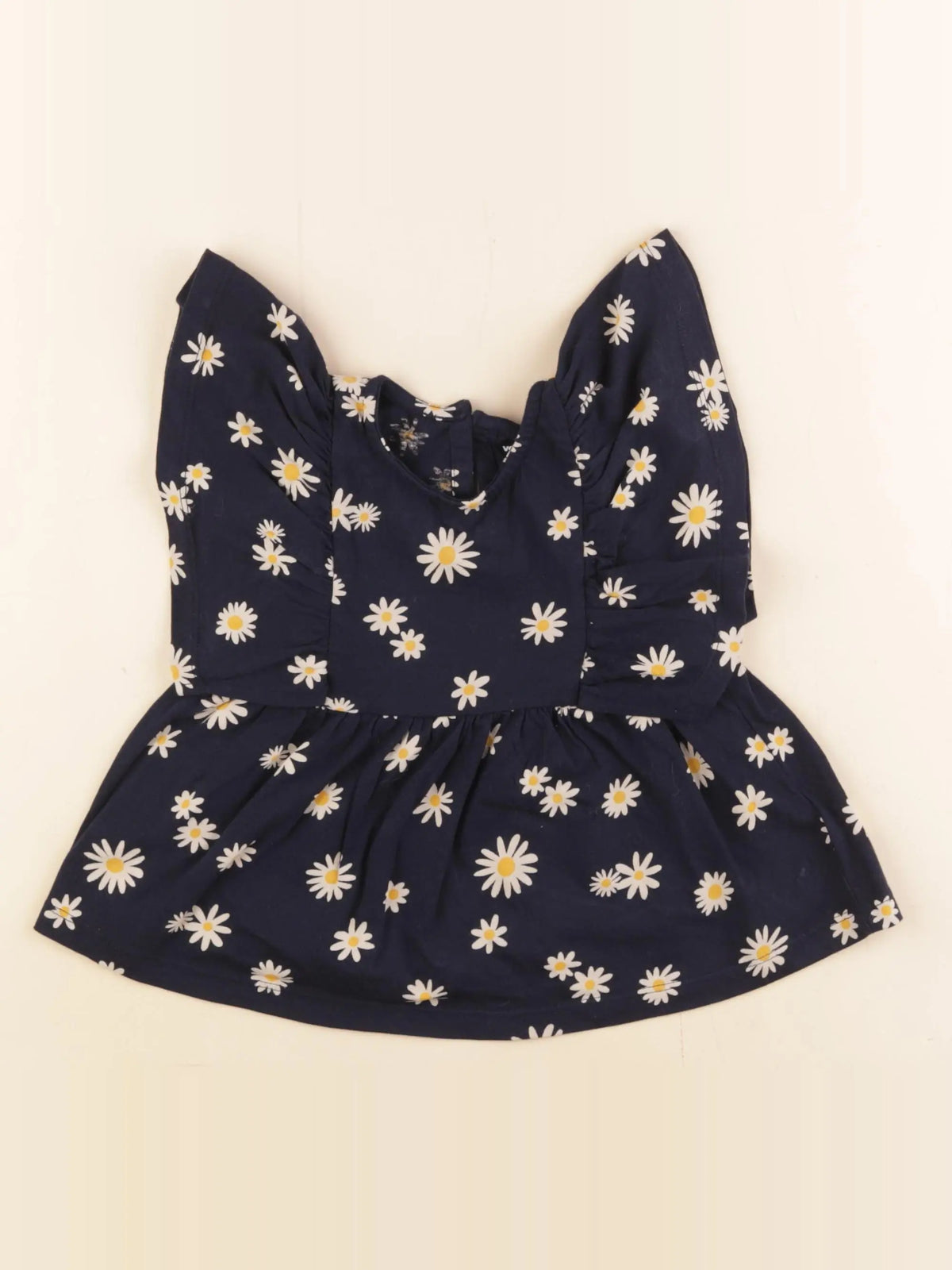 Vertbaudet - tee-shirt bleu, blanc - 5 ans