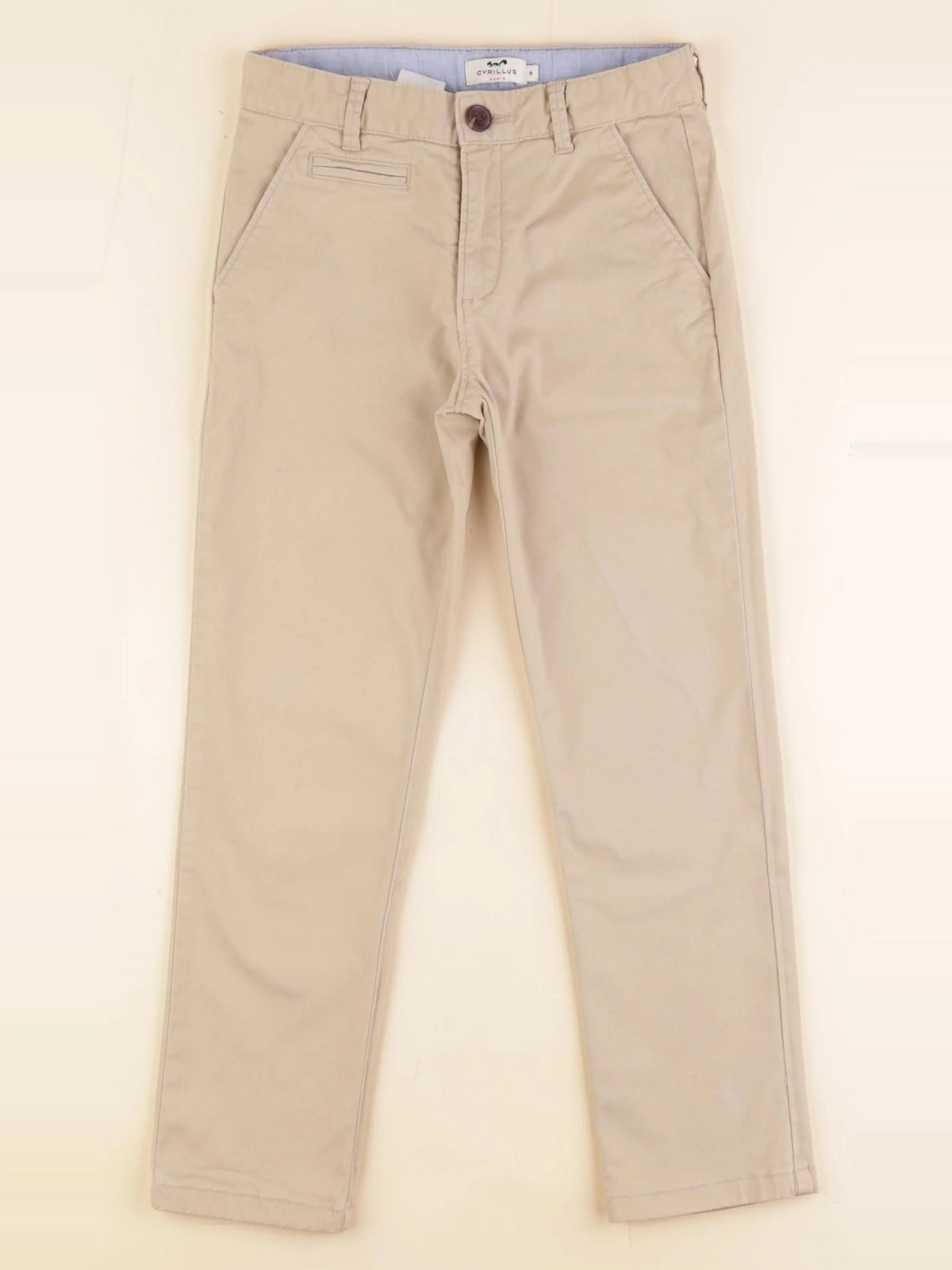 Cyrillus - pantalon beige - 8 ans