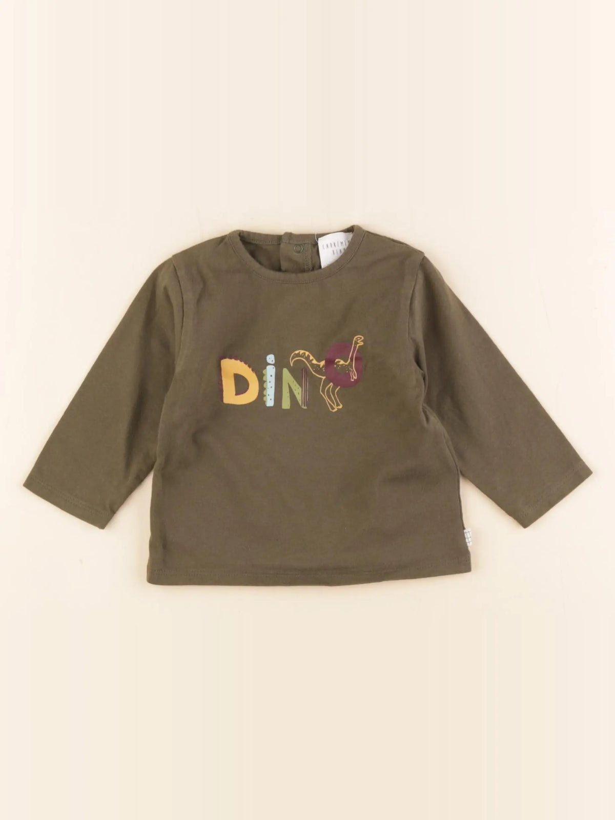 Carrément Beau - tee-shirt vert - 6 mois