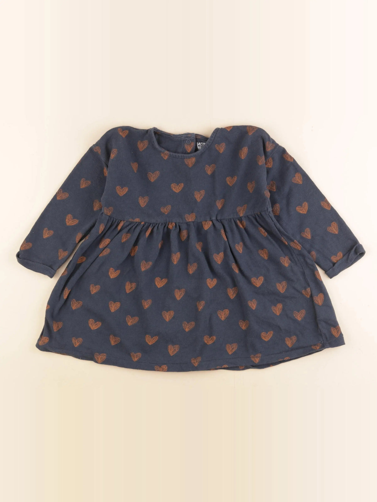 La Redoute - robe bleu, marron - 3 ans