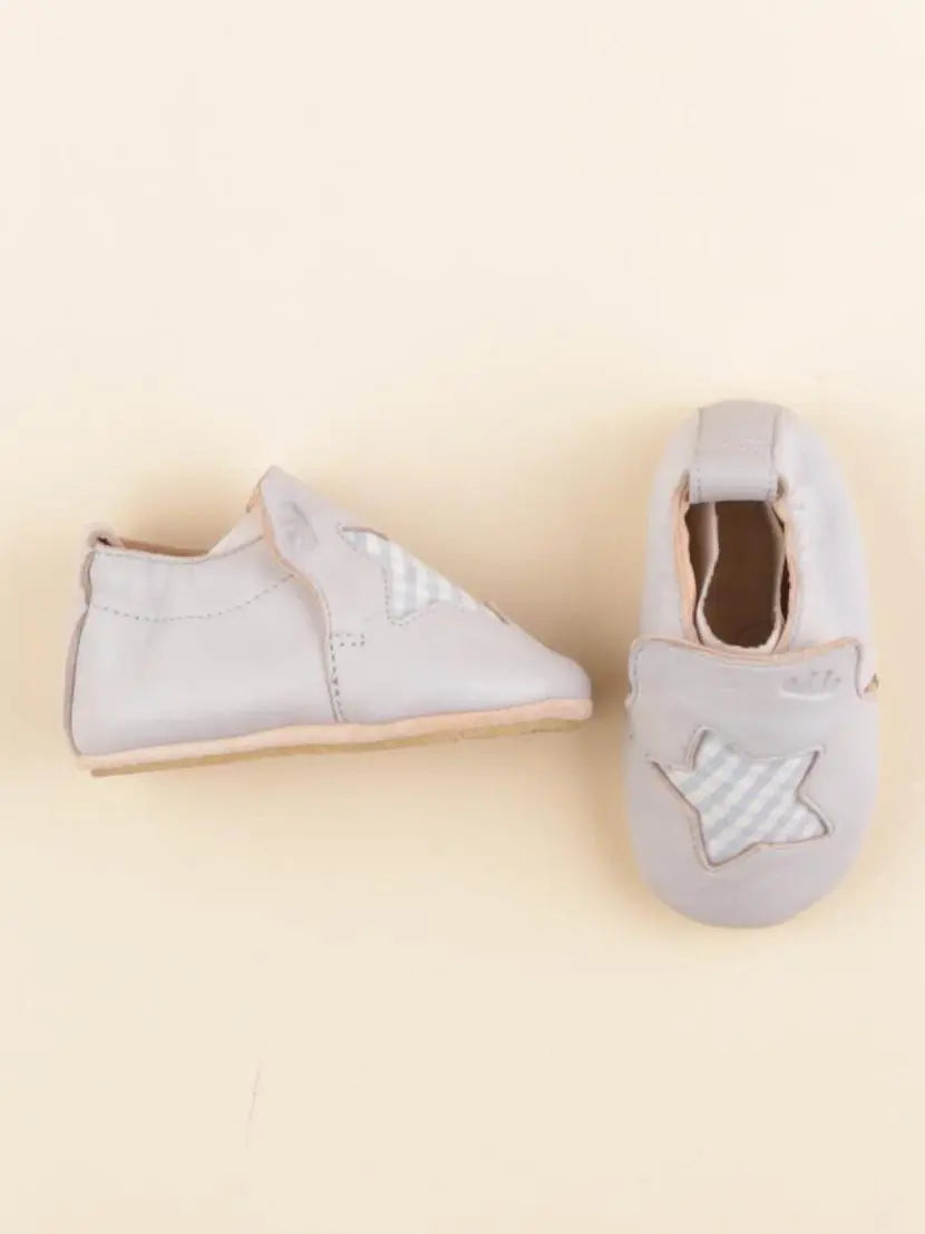 Easy Peasy - chaussons bleu, gris - pointure 18/19