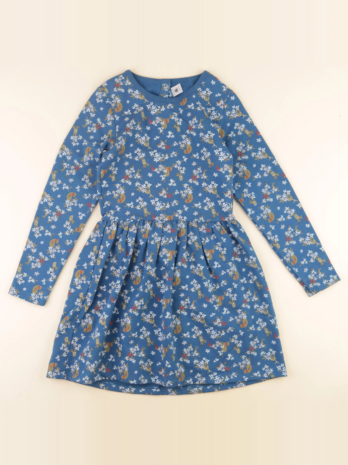 Petit Bateau - robe bleu - 12 ans