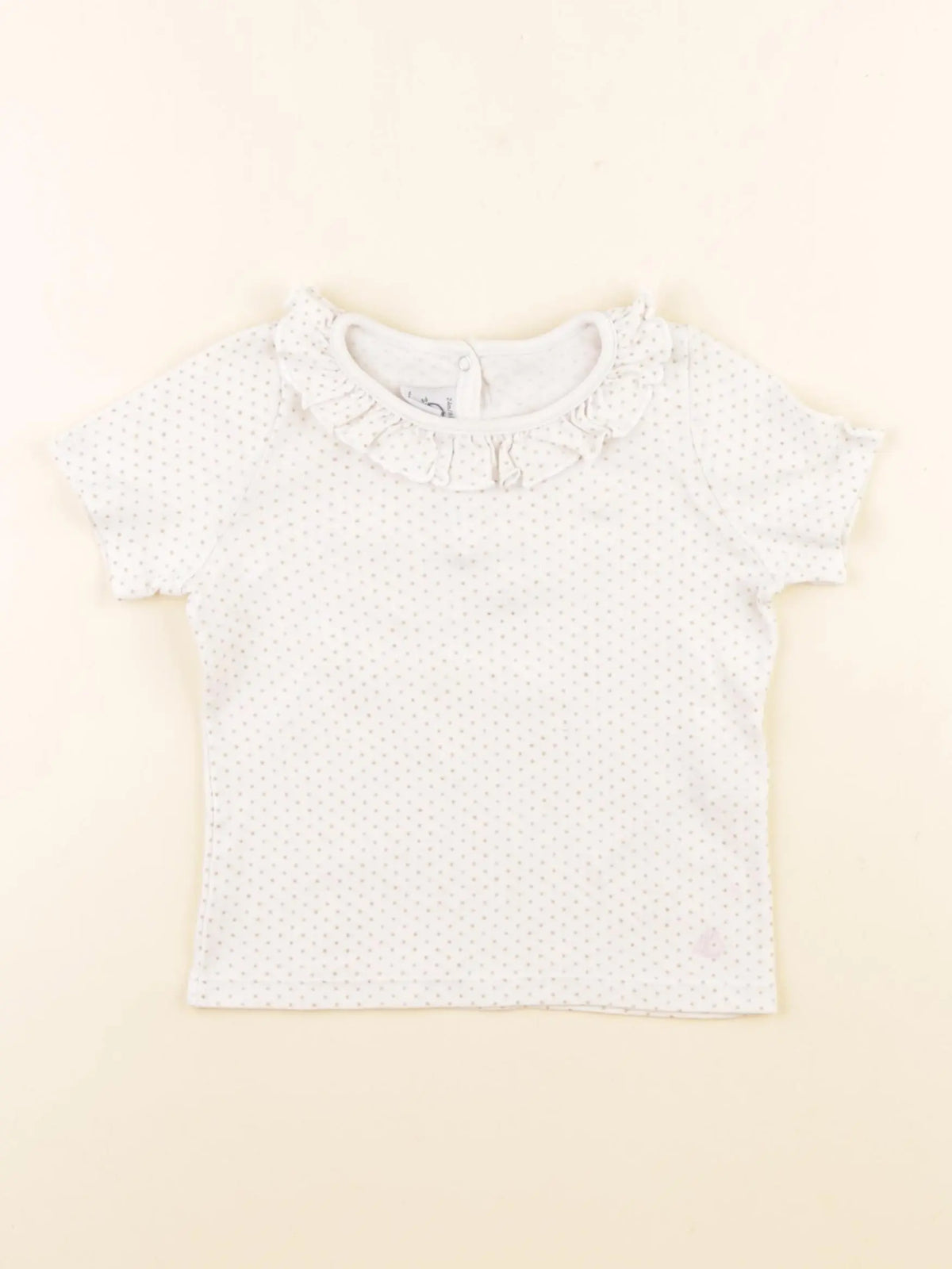 Petit Bateau - tee-shirt blanc - 24 mois